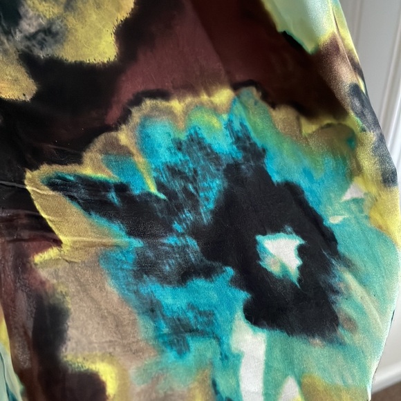 Cynthia Steffe Dress Flowers Green - Picture 10 of 11